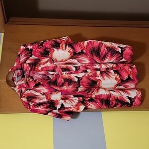 Catherines 3X Hawaiian Blouse